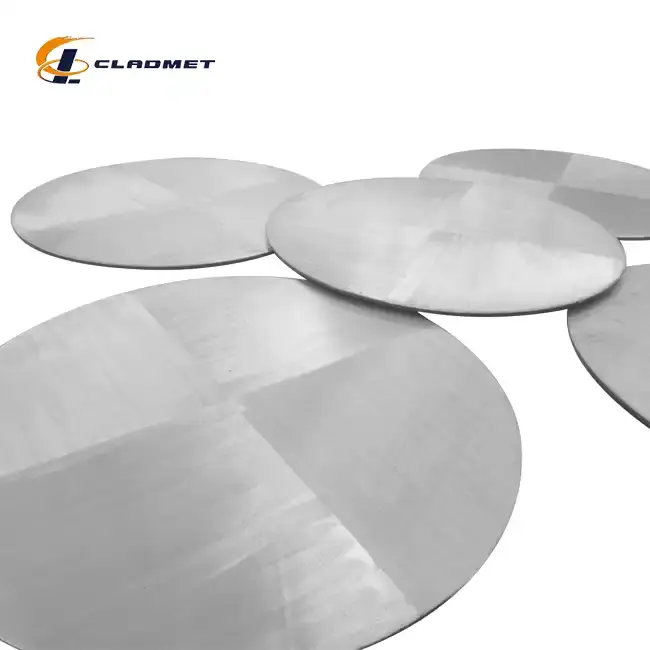 Zirconium titanium clad plates